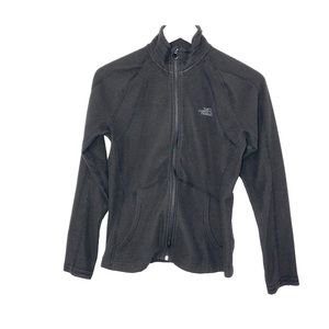 The North Face sweater fleece jacket size sp black